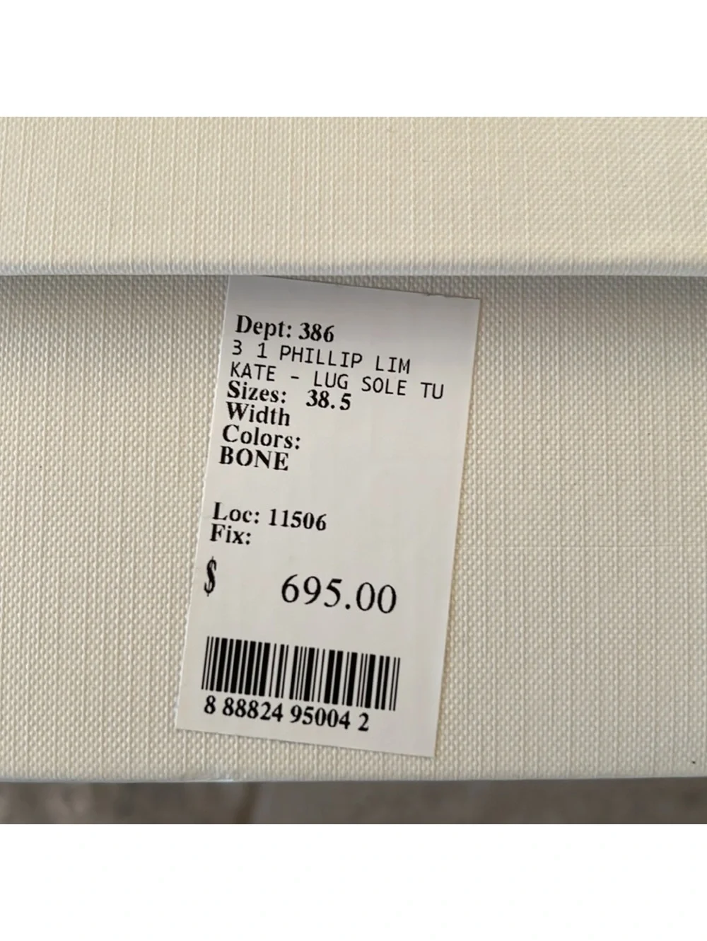3.1 Phillip Lim Kate Tall Boots in White, Size 38.5 New in Box + Dust Bag $650